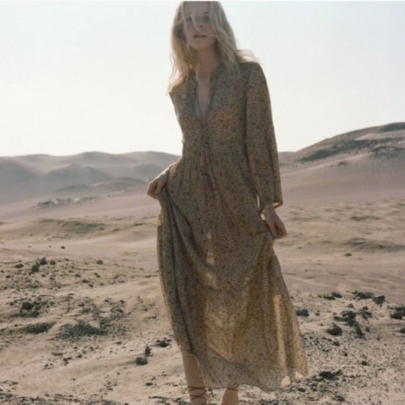 *RARE* Doen Prem Dress in Jaipur Mustard - Picture 2 of 5